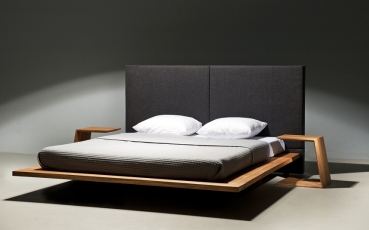 orig. MOOD 2.0  Modernes Bett aus Eiche massiv